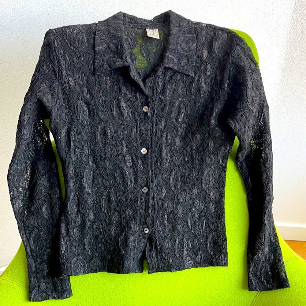 Women’s Black Lace Top